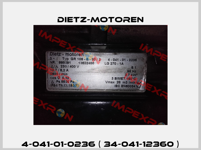 4-041-01-0236 ( 34-041-12360 ) Dietz-Motoren