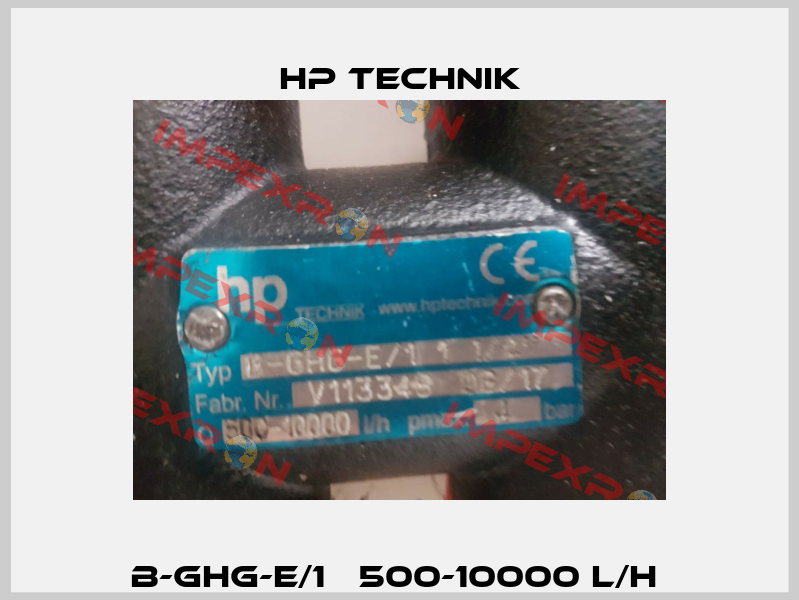 B-GHG-E/1   500-10000 l/h  HP Technik