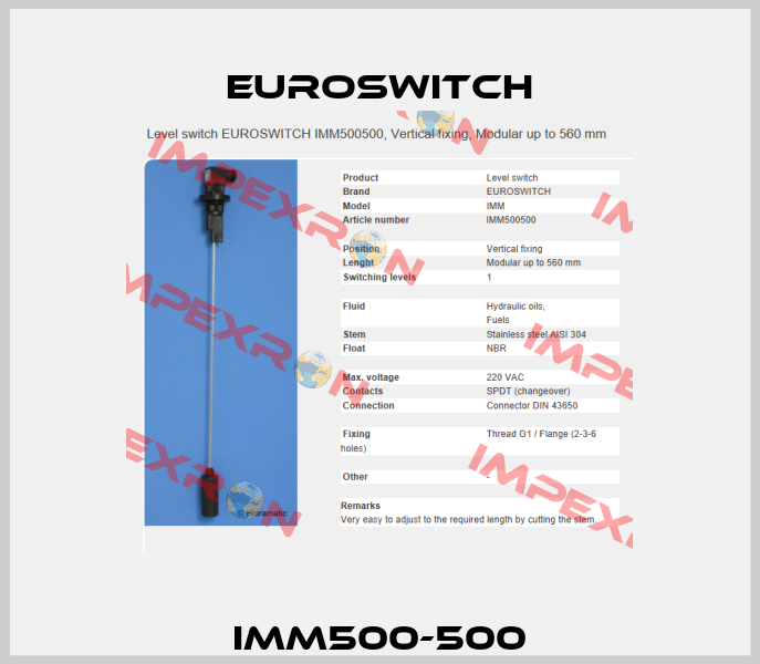 IMM500-500 Euroswitch