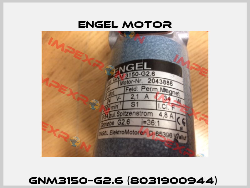 GNM3150−G2.6 (8031900944)  Engel Motor