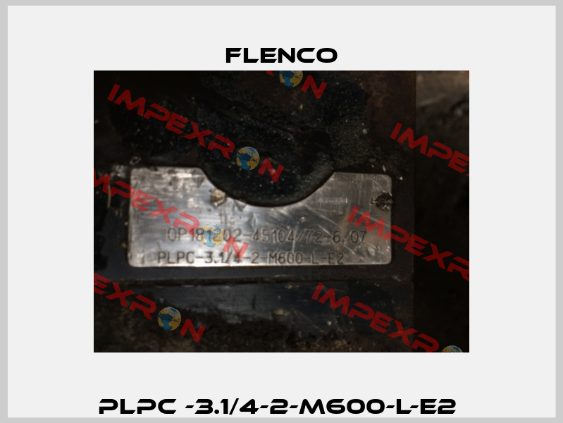 PLPC -3.1/4-2-M600-L-E2  Flenco