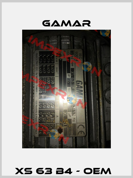 XS 63 B4 - OEM   Gamar