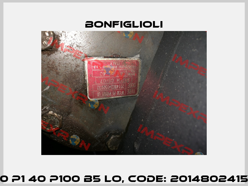 VF 130 P1 40 P100 B5 LO, Code: 20148024150032 Bonfiglioli