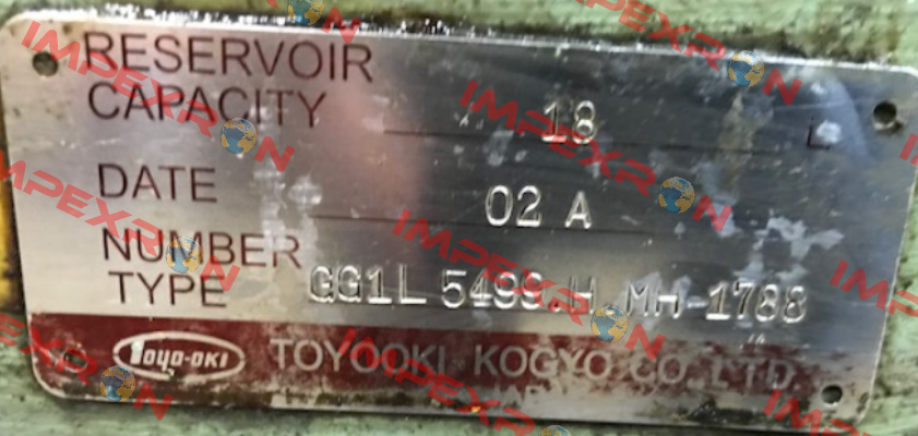 GG1L5499.H.MH-1788 OEM   Toyooki