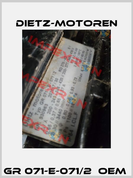 GR 071-E-071/2  OEM  Dietz-Motoren