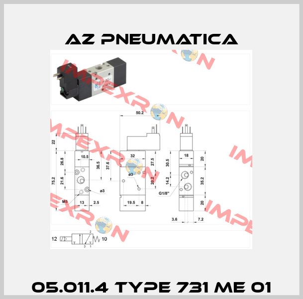 05.011.4 Type 731 ME 01 AZ Pneumatica