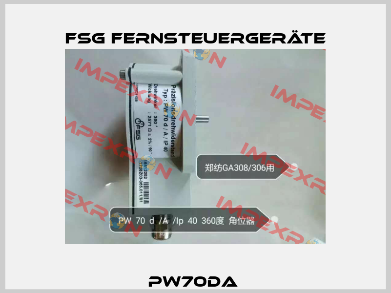 PW70dA  FSG Fernsteuergeräte