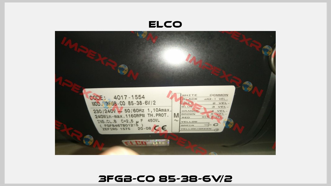 3FGB-CO 85-38-6V/2 Elco