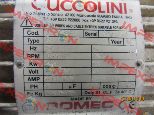 bearings for CM143 P4 Cuccolini