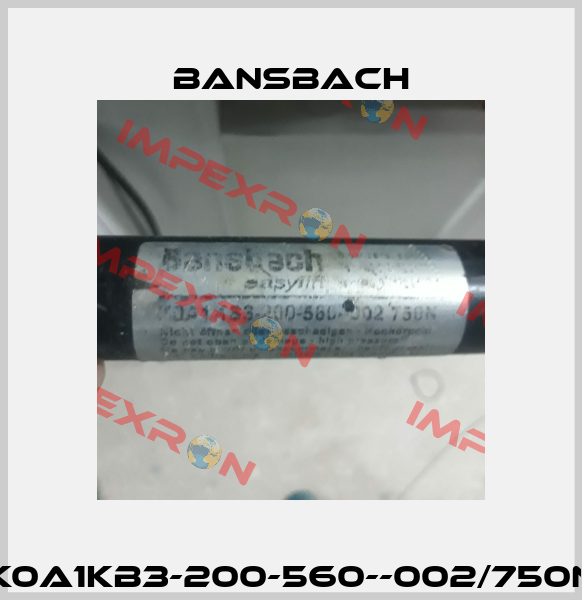 K0A1KB3-200-560--002/750N Bansbach