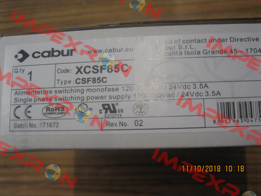 XCSF85C  Cabur