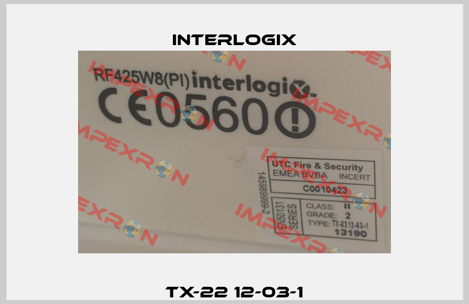 TX-22 12-03-1 Interlogix