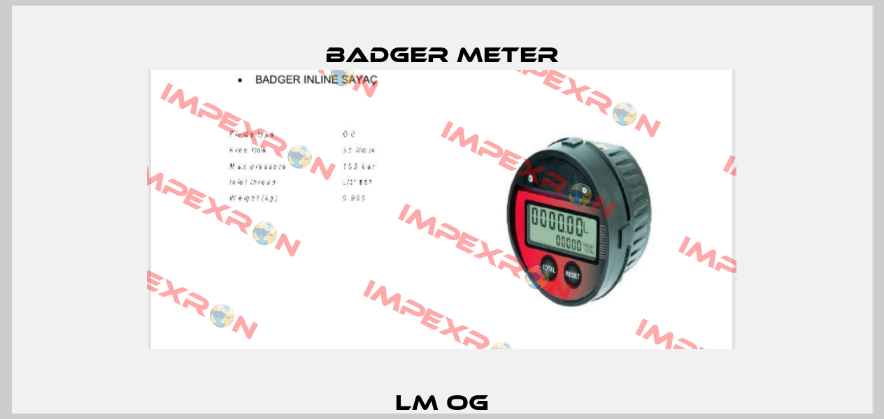 LM OG Badger Meter