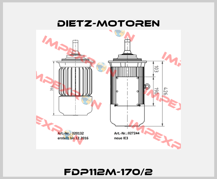 FDP112M-170/2 Dietz-Motoren