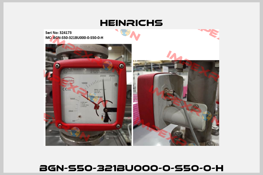 BGN-S50-321BU000-0-S50-0-H Heinrichs