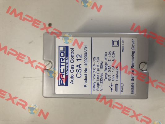 400200/V01 CSA 12 Pactrol
