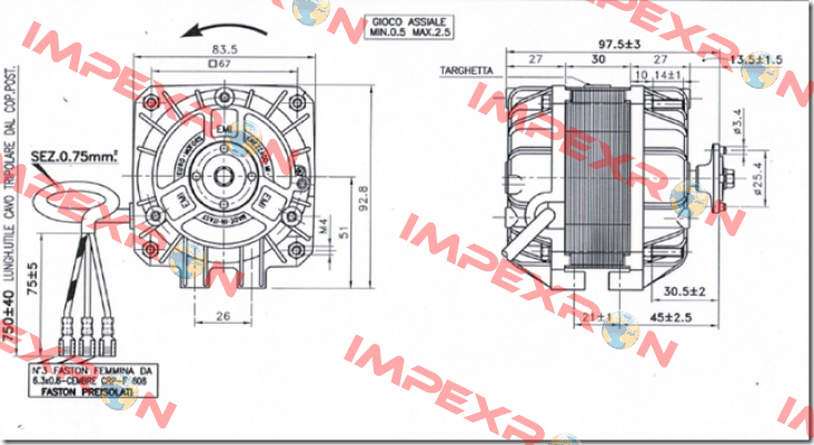 82E-3016/45 Euro Motors Italia