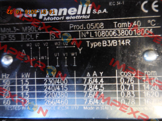 Type B3/B14R Carpanelli