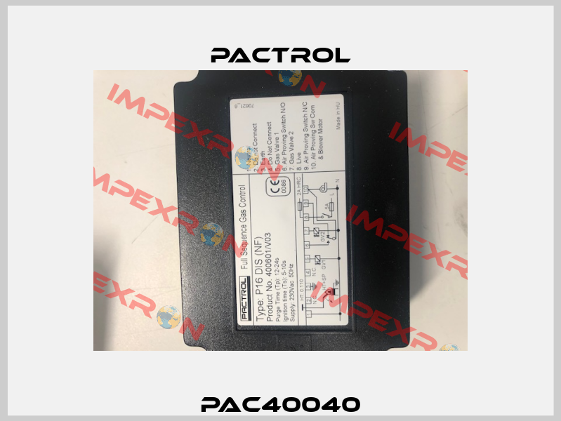 PAC40040 Pactrol