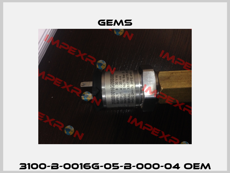 3100-B-0016G-05-B-000-04 oem Gems