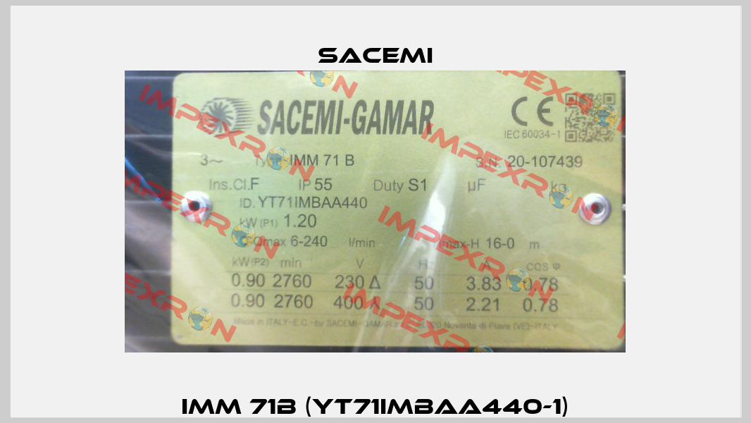 IMM 71B (YT71IMBAA440-1) Sacemi