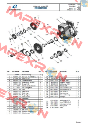 (9901300) 0780010031  Comer Industries