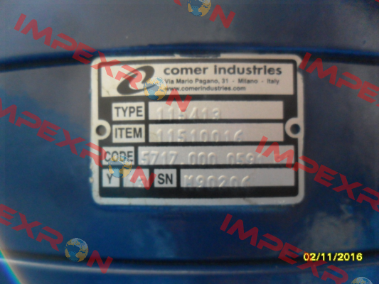 Type 115413 OEM  Comer Industries