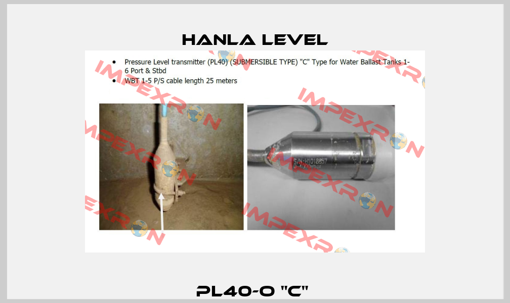 PL40-O "C"  HANLA LEVEL