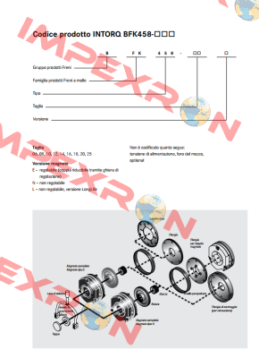 Flange for BFK458-20E Intorq