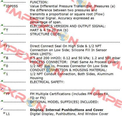 IDP05S-TF1B01FP-L1 / DS-F2A3AAAAZZ4Z / DC-BB000A Foxboro (by Schneider Electric)