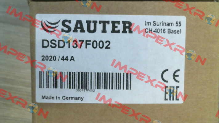 DSD137F002 Sauter