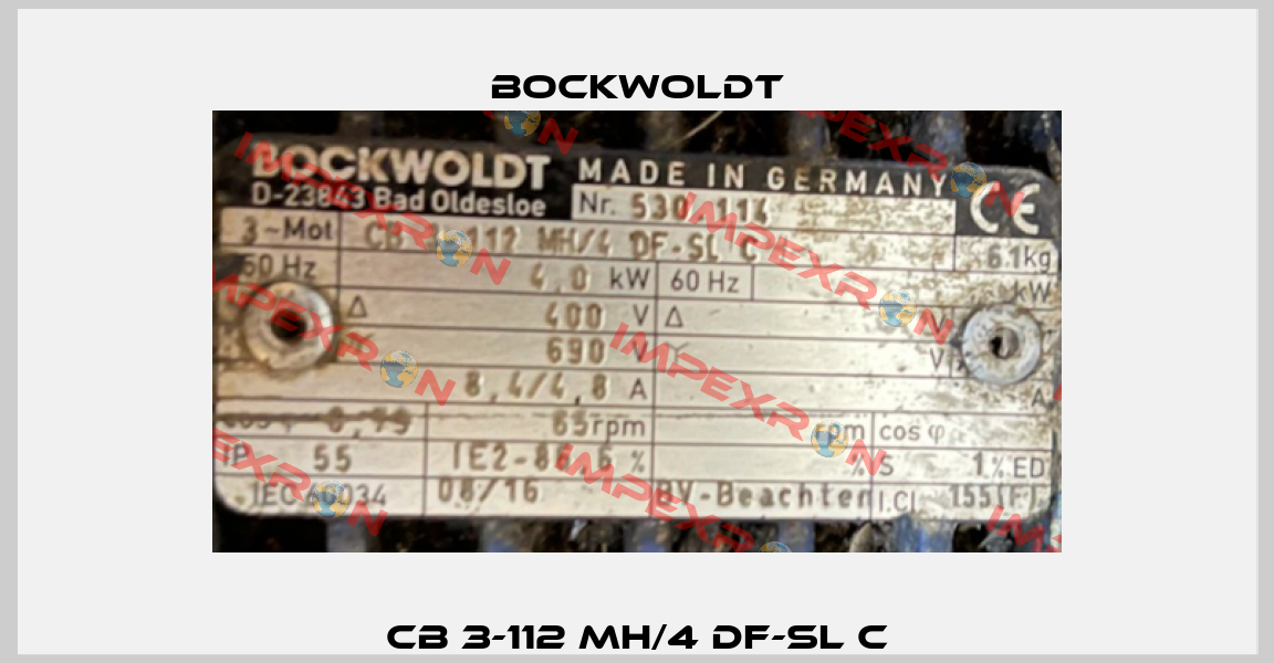 CB 3-112 MH/4 DF-SL C Bockwoldt