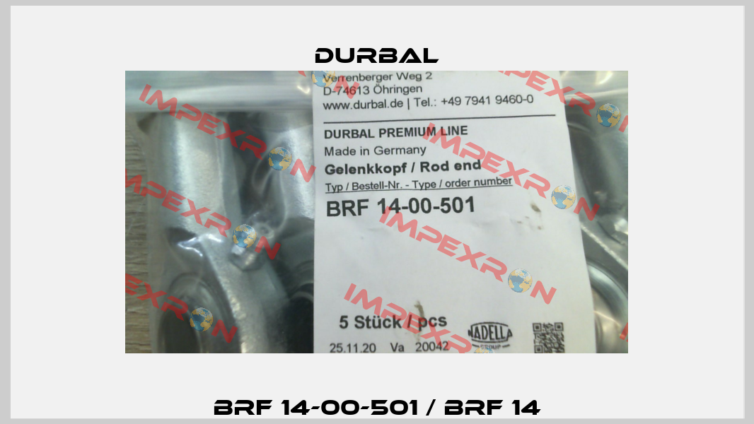 BRF 14-00-501 / BRF 14 Durbal