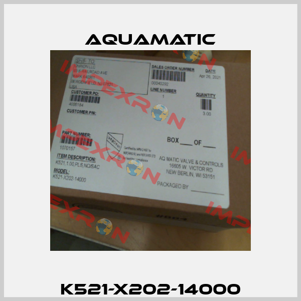 K521-X202-14000 AquaMatic