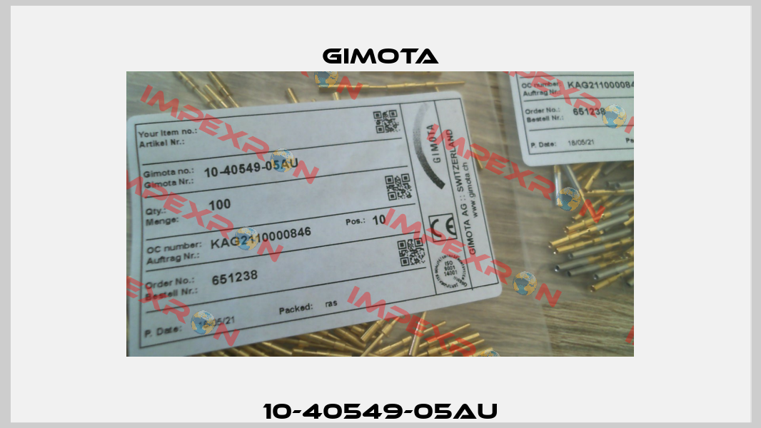 10-40549-05AU GIMOTA