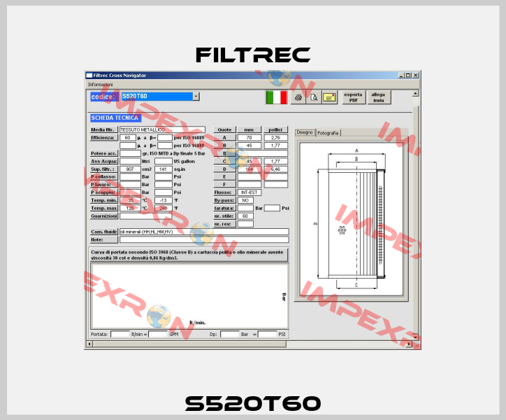 S520T60 Filtrec