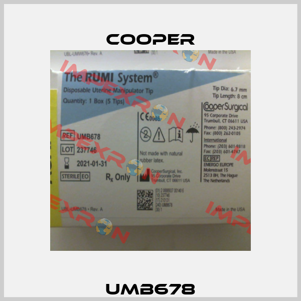 UMB678 Cooper