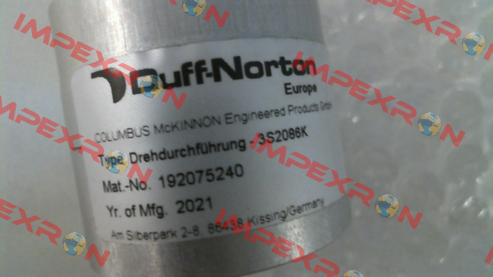 3S2086K G¼" BSP -RH / 40208602 Duff Norton