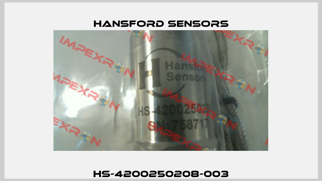 HS-4200250208-003 Hansford Sensors