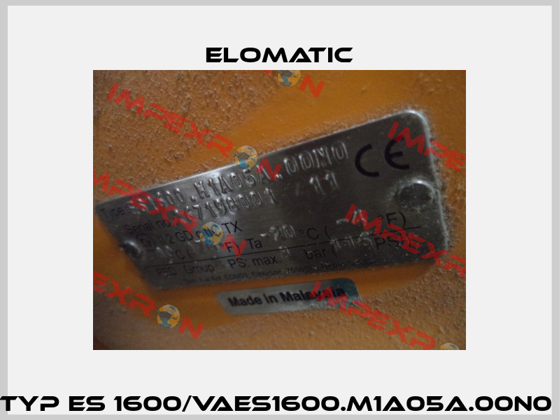 Typ ES 1600/VAES1600.M1A05A.00N0  Elomatic