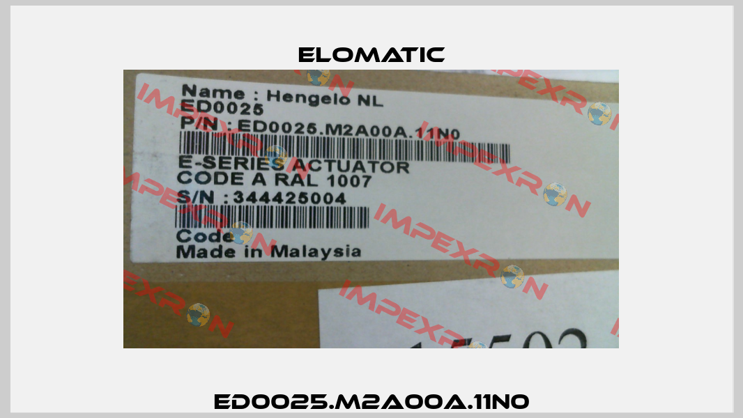 ED0025.M2A00A.11N0 Elomatic