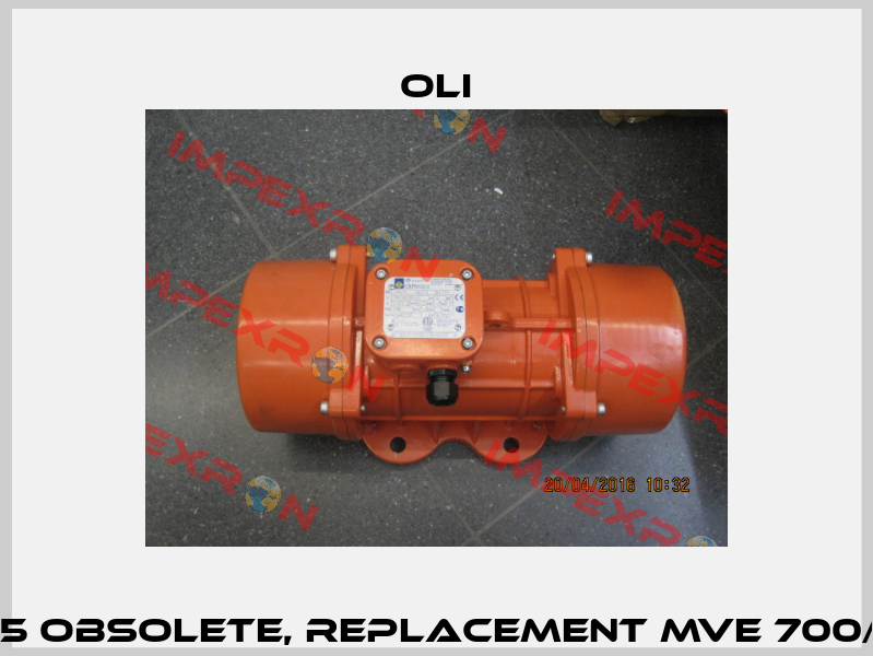 MVE 700/15 obsolete, replacement MVE 700/15N-50A0  Oli