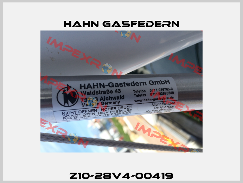 Z10-28V4-00419 Hahn Gasfedern