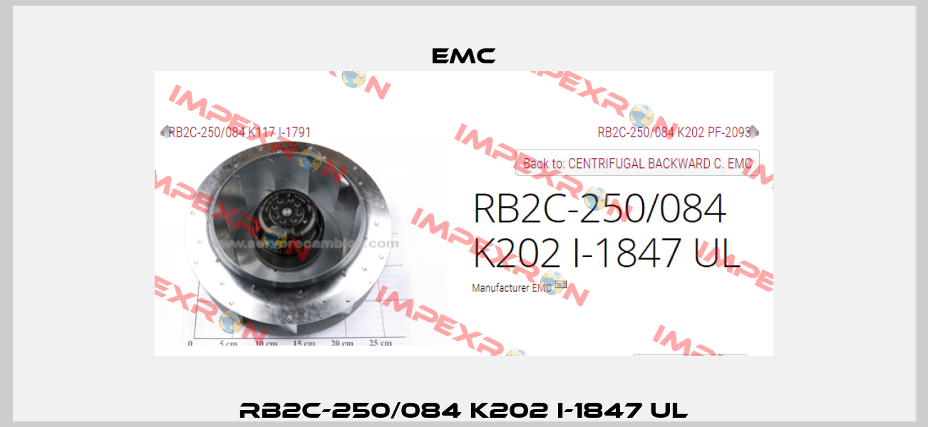 RB2C-250/084 K202 I-1847 UL Emc
