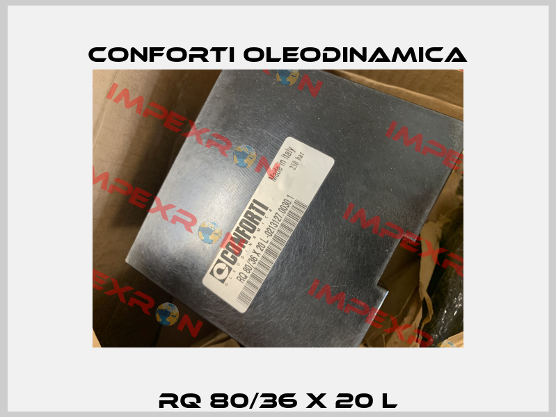 RQ 80/36 X 20 L Conforti Oleodinamica