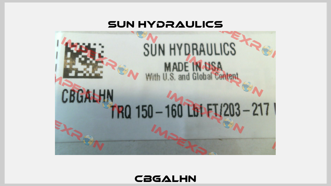 CBGALHN Sun Hydraulics