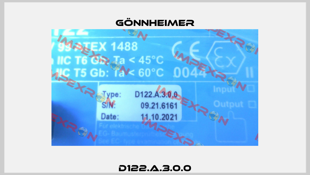 D122.A.3.0.0 Gönnheimer