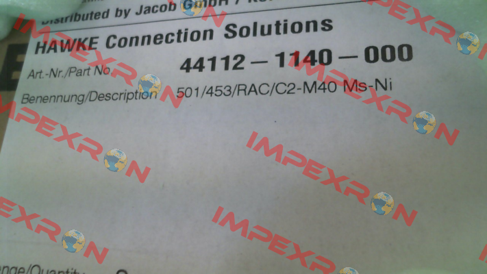 501/453/RAC/C2/M40/NP Hawke