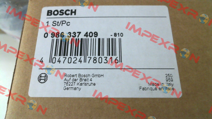 0 986 337 409 Bosch