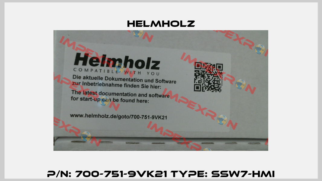 P/N: 700-751-9VK21 Type: SSW7-HMI Helmholz